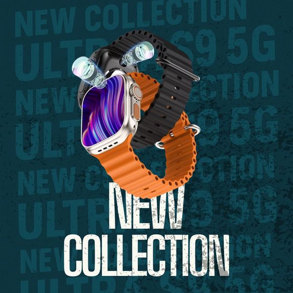 Ultra S9 5G Android Smartwatch 8GB Ram+128GB Rom With Dual Camera