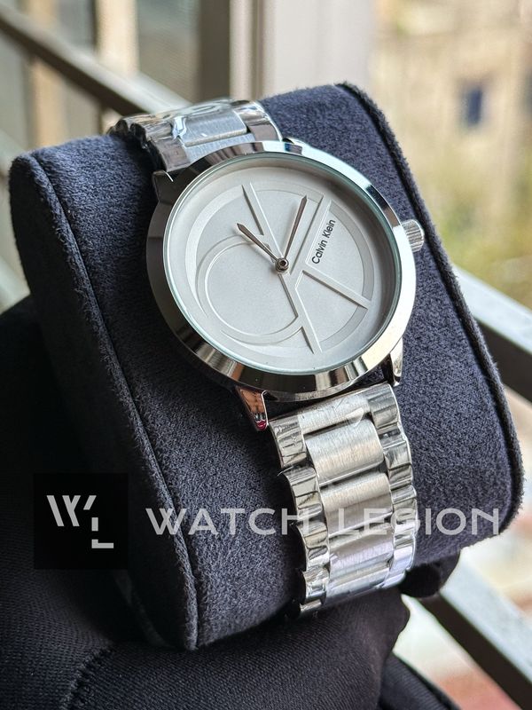 CK FULL STEEL WHITE DIAL