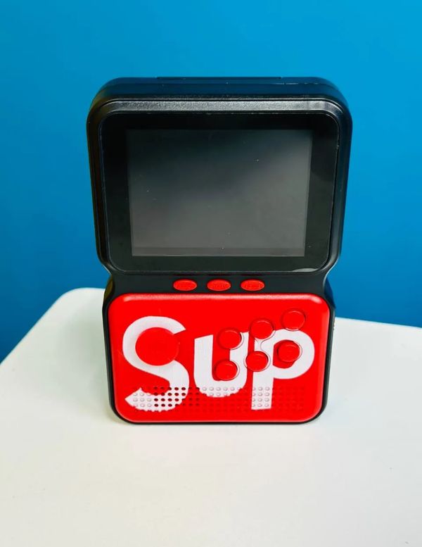 Sup M3 Video Games Consoles Retro Classic 900 Games In 1 Handheld Gaming Players Sup Console Game Box- Red Color