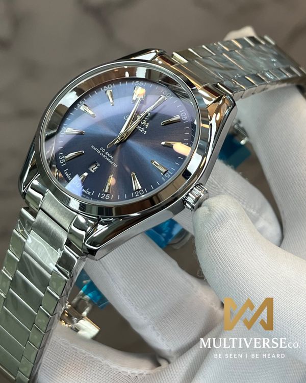 OMEGA AQUATERRA | STAINLESS STEEL CHAIN | QUARTZ MOVEMENT (SEMI AAA)
