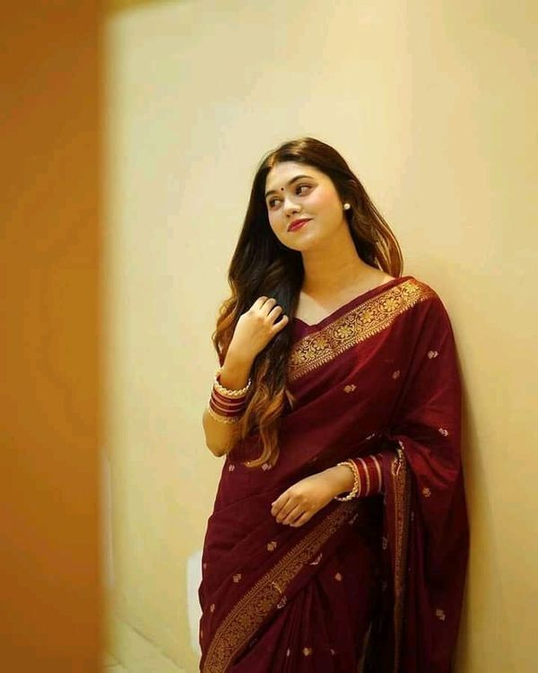 Half silk pair sharee