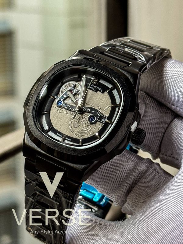 PATEK PHILIPPE BLACK CHAIN SWEEP NEW
