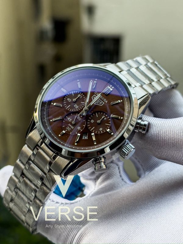 TAG CARERRA CHAIN BROWN DIAL