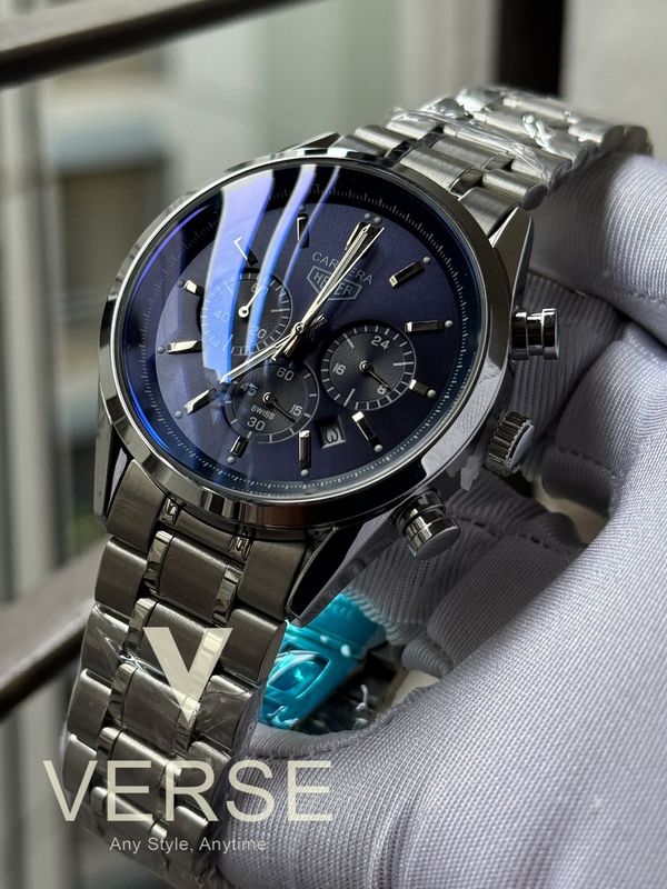 TAG CARERRA CHAIN BLUE DIAL