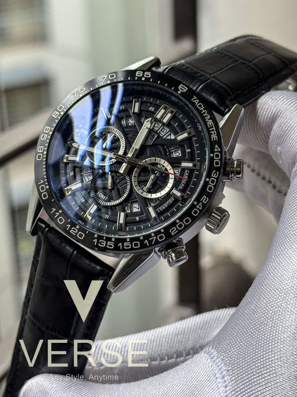 TAG 100M BLACK BELT BLACK DIAL