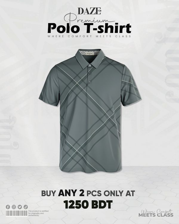 PL03 China Micro Spandex Premium PoloT-Shirt