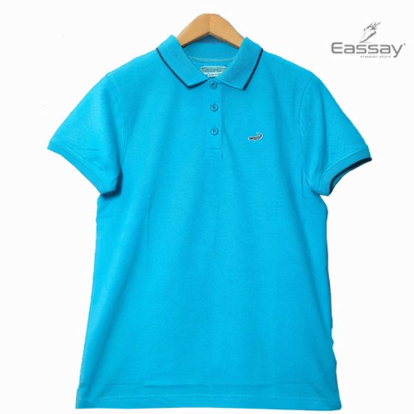 Crocodile Solid Sky Blue Color Polo T-Shirt