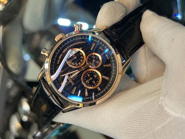 Tag 1969 Belt Full Black Rose Gold Case