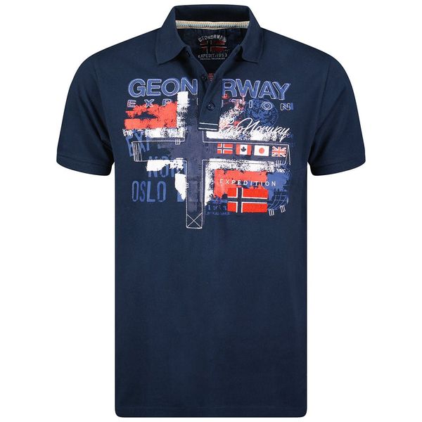 Men's Short Sleeve Polo Navy Navy