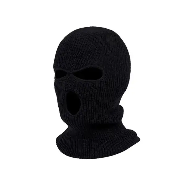 Skimask 3 Hole Balaclava – Black
