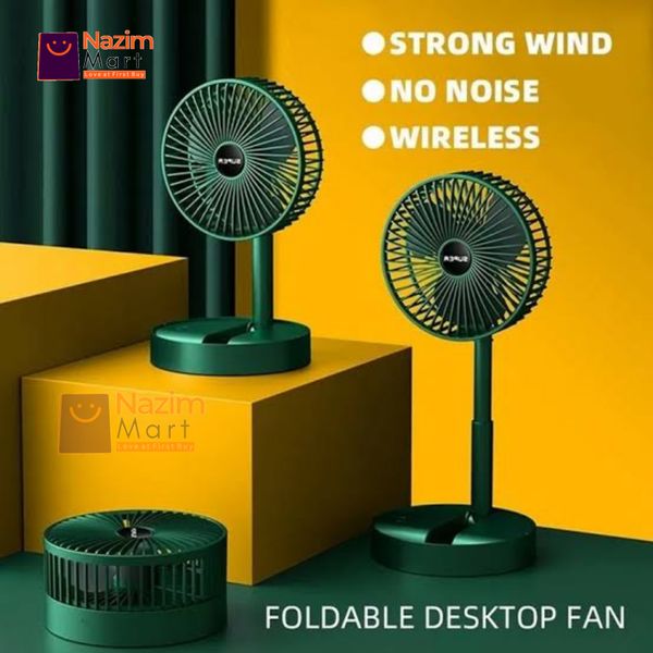 Super Rechargeable Foldable Telescopic Fan Portable Folding Fan High Battery Life USB Rechargeable Floor Fan