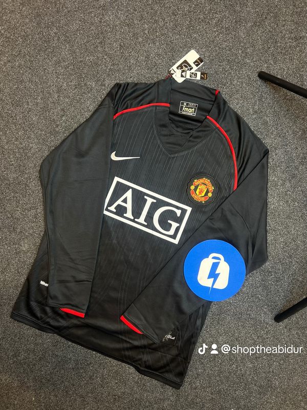 Manchester United 2007/08 Cristiano Ronaldo away football jersey