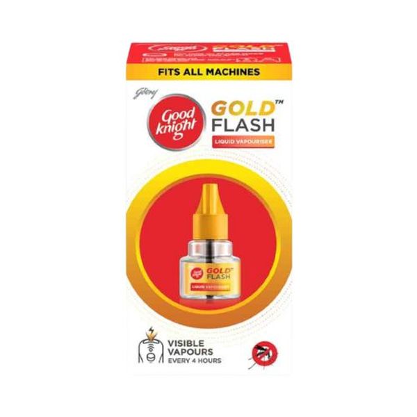 Godrej Good Knight Gold Flash Liquid Vaporizer Refill 45mlগোদরেজ গুড নাইট গোল্ড ফ্ল্যাশ লিকুইড ভ্যাপোরাইজার রিফিল