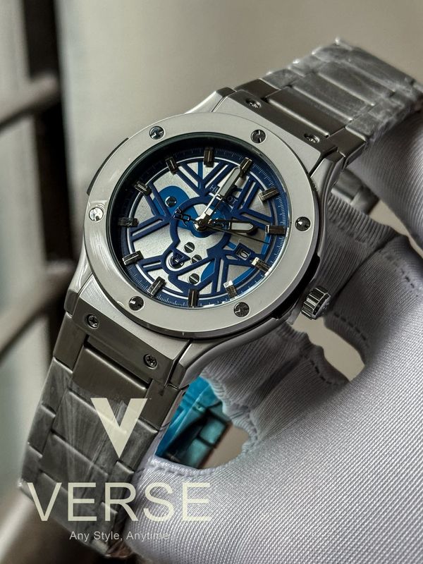 HUBLOT STAR DIAL CHAIN BLUE DIAL