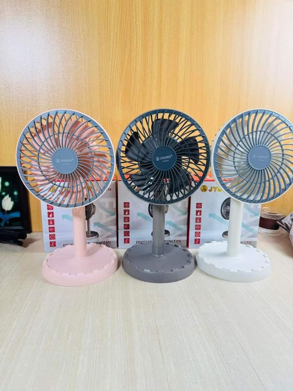 JY Super lithium rechargeable mini table fan - Image 3