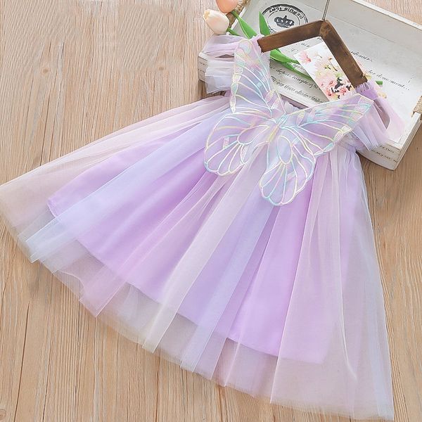 Imported đ§ââī¸ Rainbow Fairy Princess Dress â Sling Style with Wings
