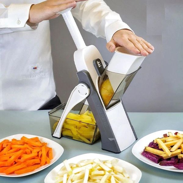 Vegetable Chopper with Mandoline Slicer. - Image 3