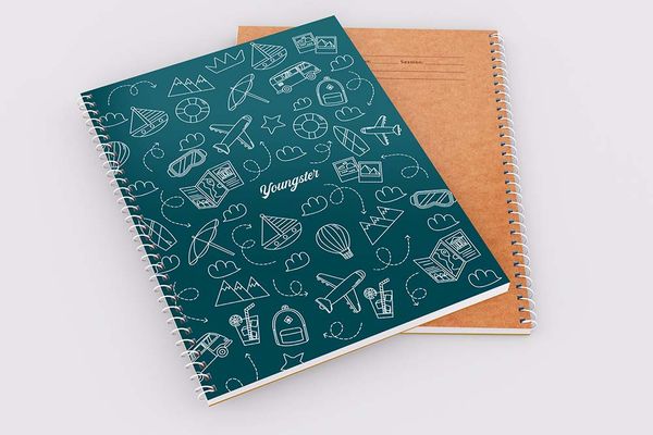 Youngster (Teal) - Demy Notebook