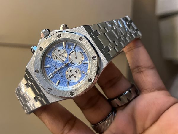 AP CHRONO CH ICE BLUE
