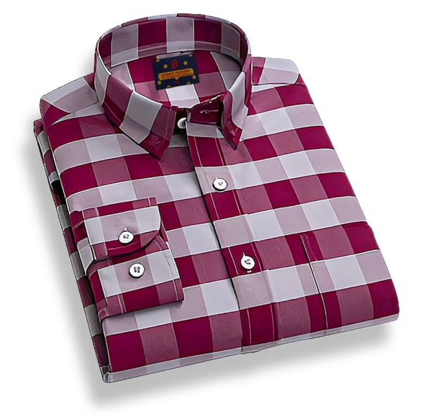 Men's Long Sleeve Check Shirt👔"