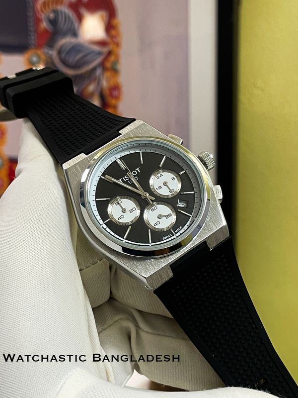 PRX Chrono Black Belt Black Dial