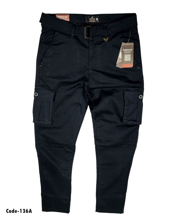 Non-Stretchable Cargo - Black