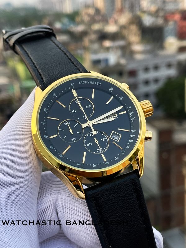 BOSS GOLDEN BLACK DIAL