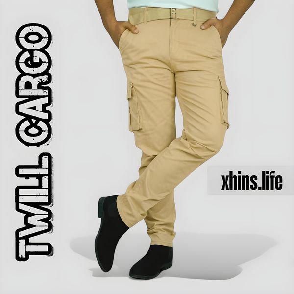 Semi-Stretchable Cargo - Cream