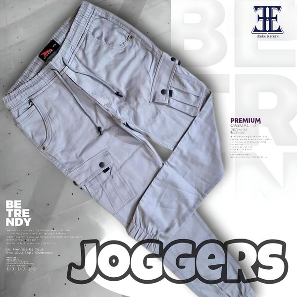 Premium Joggers-Ash