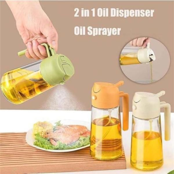 Cooking Oil Dispenser and Oil Spray bottle
