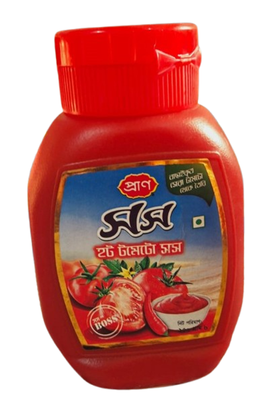 Pran Hot Tomato Sauce/sos 250 gram b - প্রাণ হট টমেটো সস ২৫০ গ্রাম b