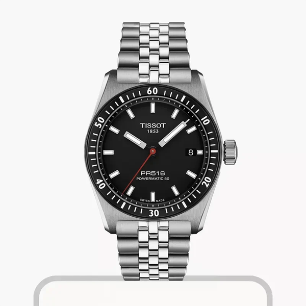 Tissot PR516 Powermatic 80 T149.407.11.051.00 Men's Black Dial Watch