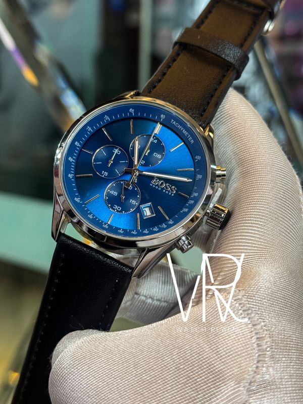 BOSS BELT 3 CHRONO BLUE DIAL