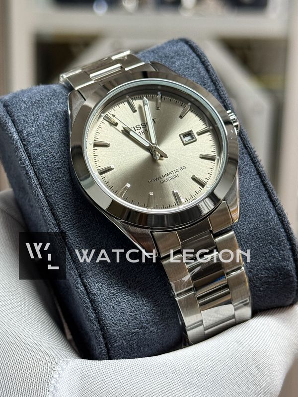 TISSOT CHAIN DATE GREY DIAL