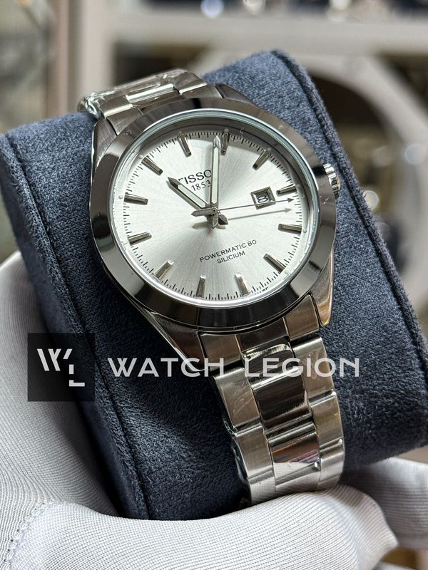 TISSOT CHAIN DATE WHITE DIAL