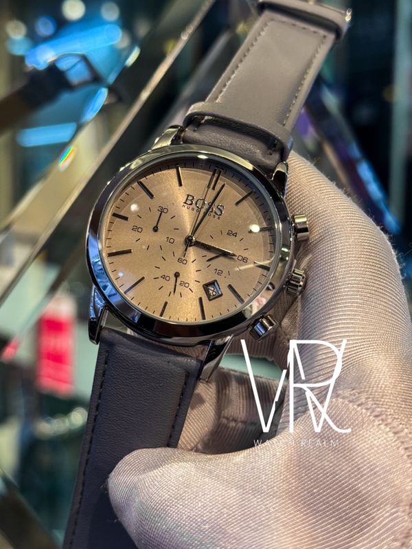 BOSS BELT 3 CHRONO GREY DIAL