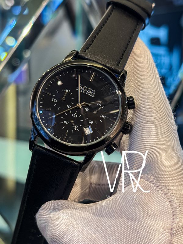 BOSS BELT 3 CHRONO FULL BLACK