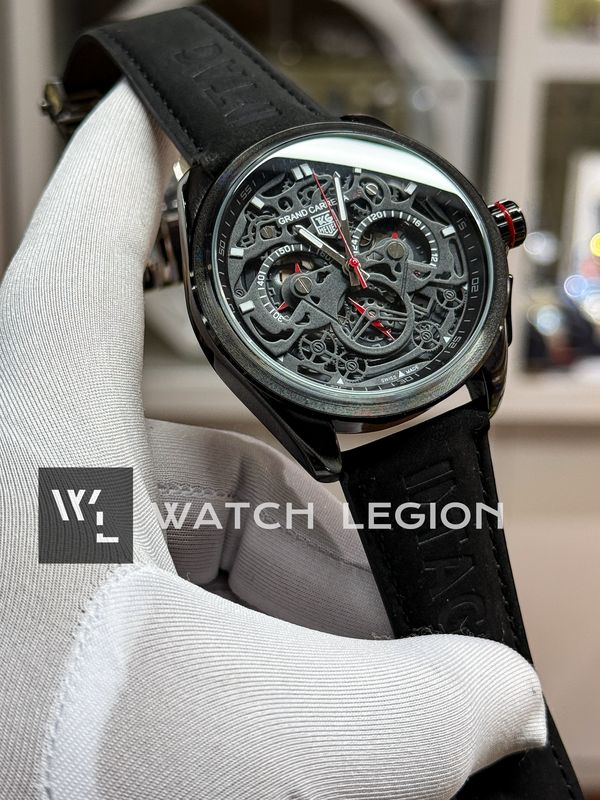 TAG CARRERA CHRONOGRAPH BELT FULL BLACK