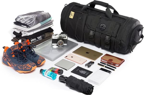 ZAREK BANGE 3-Way Waterproof Large Duffle Bag