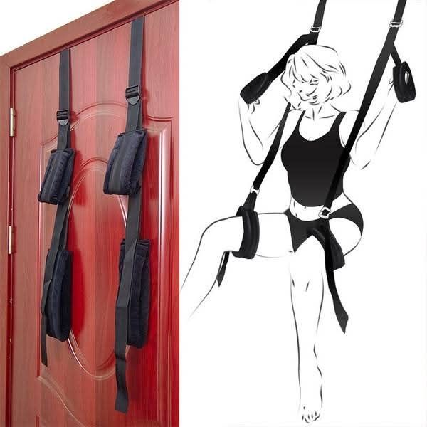 Adjustable Door Sex Swing with Padded Straps