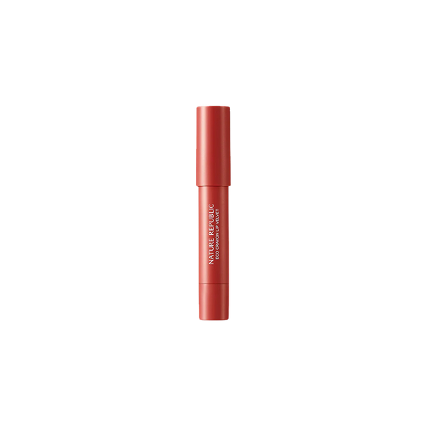 Nature Republic By Flower Eco Crayon Lip Velvet (0 4 Chilli Red) 2.8 g