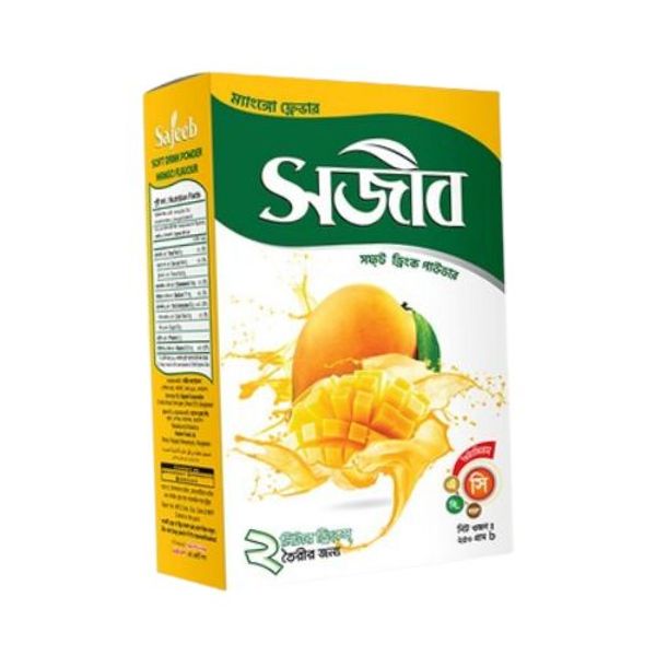 Sajeeb Mango Instant Drink Powder 250gmসজীব আম ইনস্ট্যান্ট ড্রিংক পাউডার
