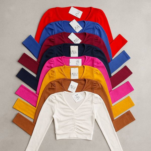 ক্রপ টপ ব্লাউজ