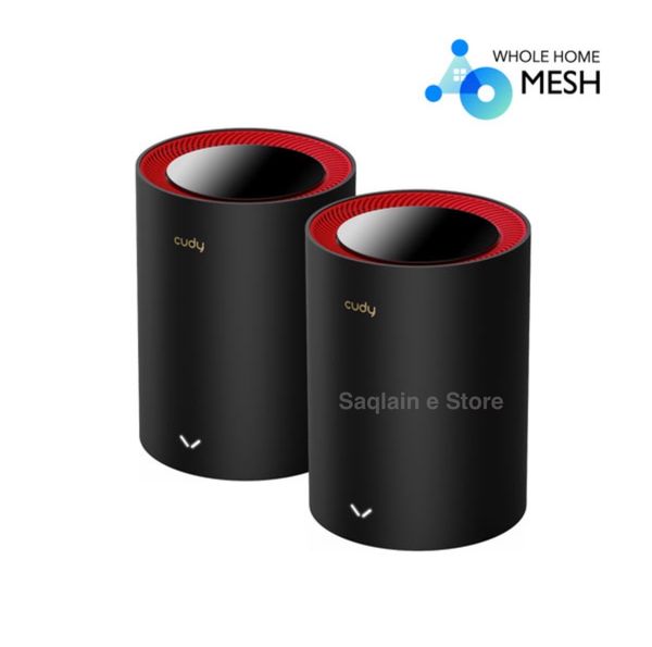 Cudy M3000 AX3000 2.5G Dual Band Wi-Fi 6 Mesh Router – (2-Pack)