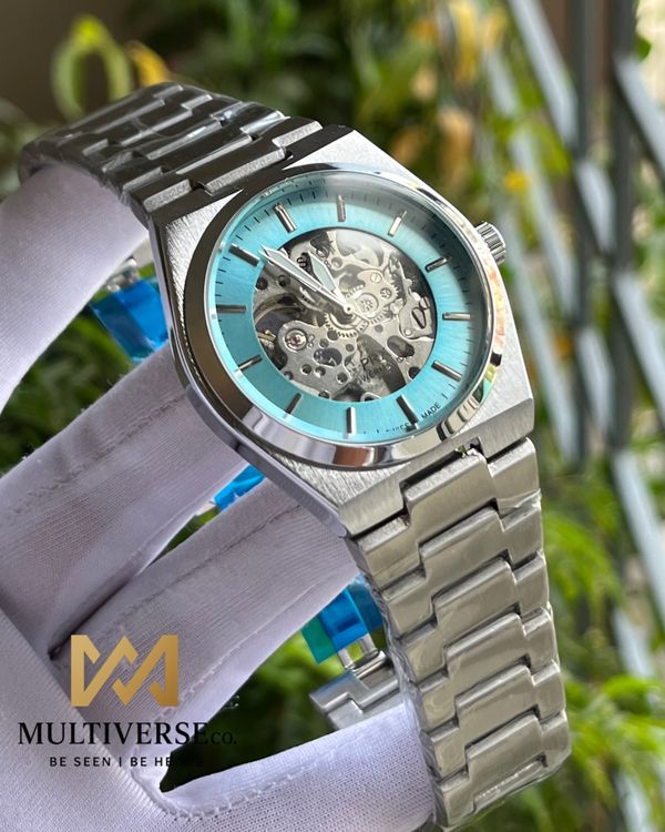 TISSOT PRX POWERMATIC 80 SKELETON AUTOMATIC TIFFANY DIAL (AA)