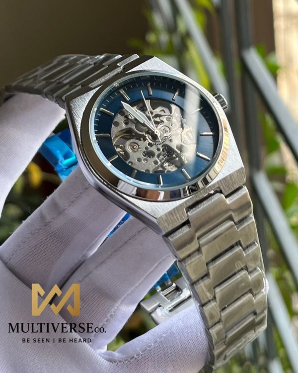TISSOT PRX POWERMATIC 80 SKELETON AUTOMATIC BLUE DIAL (AA)