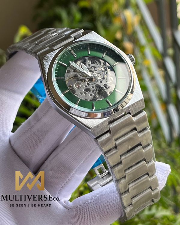 TISSOT PRX POWERMATIC 80 SKELETON AUTOMATIC GREEN DIAL (AA)