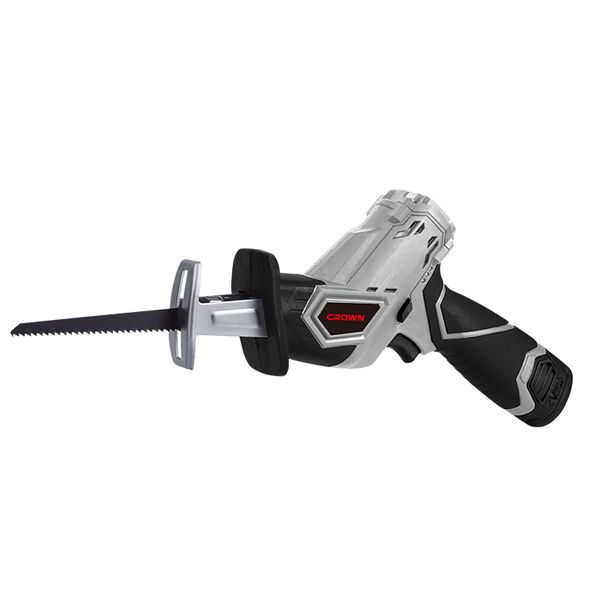 CROWN Professional Cordless Sabre Saw ( 2Battery, 1Charger ), 12V, 2.0Ah, 15mm; CT25004