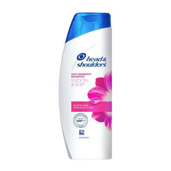 Head & Shoulders Smooth & Silky Anti Dandruff Shampoo 340mlহেড এন্ড সোলজার মসৃণ এবং সিল্কি অ্যান্টি ড্যান্ড্রাফ শ্যাম্পু