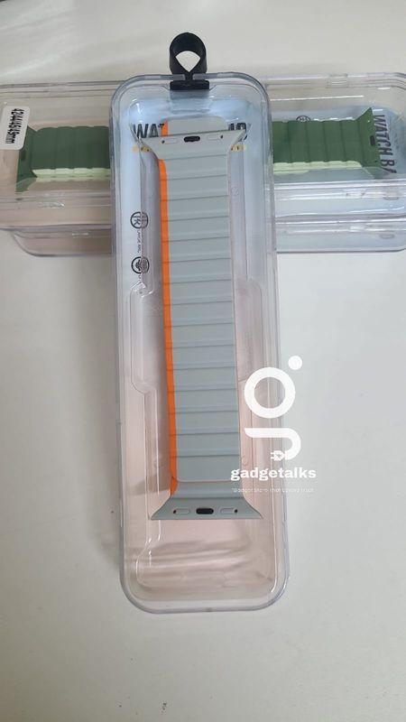 Stop Line Magnet Strap For Smart Watch- 38/40/41mm WHITE/BLACK/SILVER/ORANGE (mix)